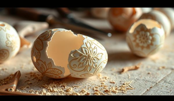 Egg Shell Carving