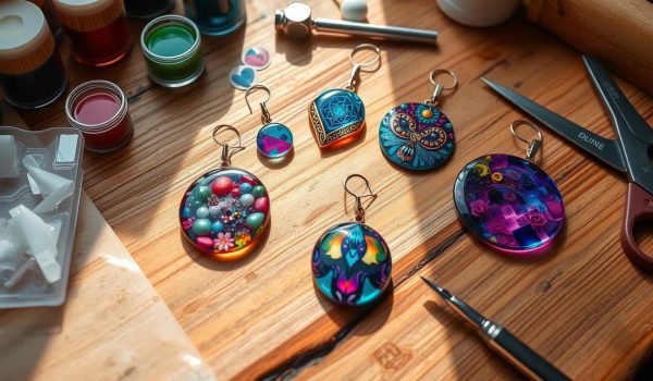 ساخت زیورآلات رزینی و گل خشک (Resin Jewelry)