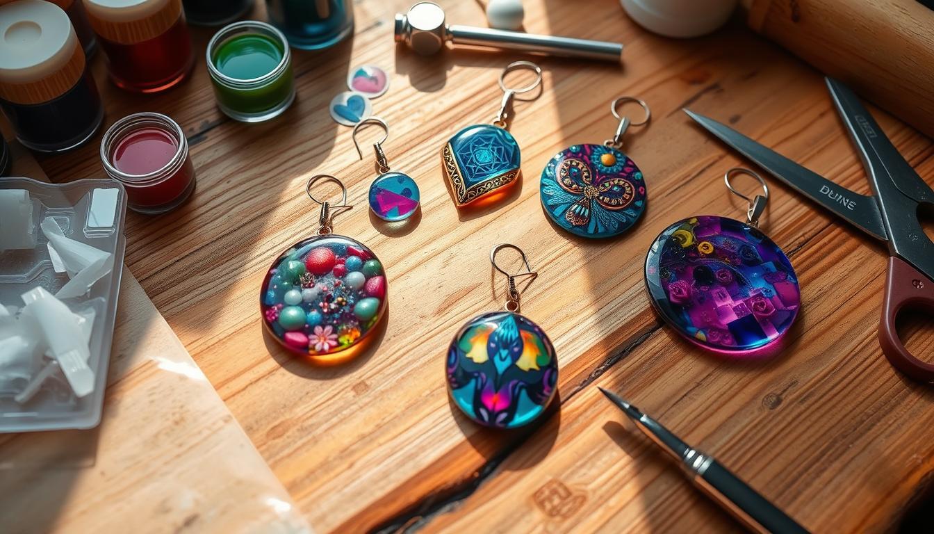 ساخت زیورآلات رزینی و گل خشک (Resin Jewelry)