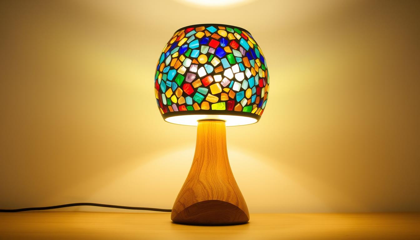 Glass Tile Mosaic Lamp