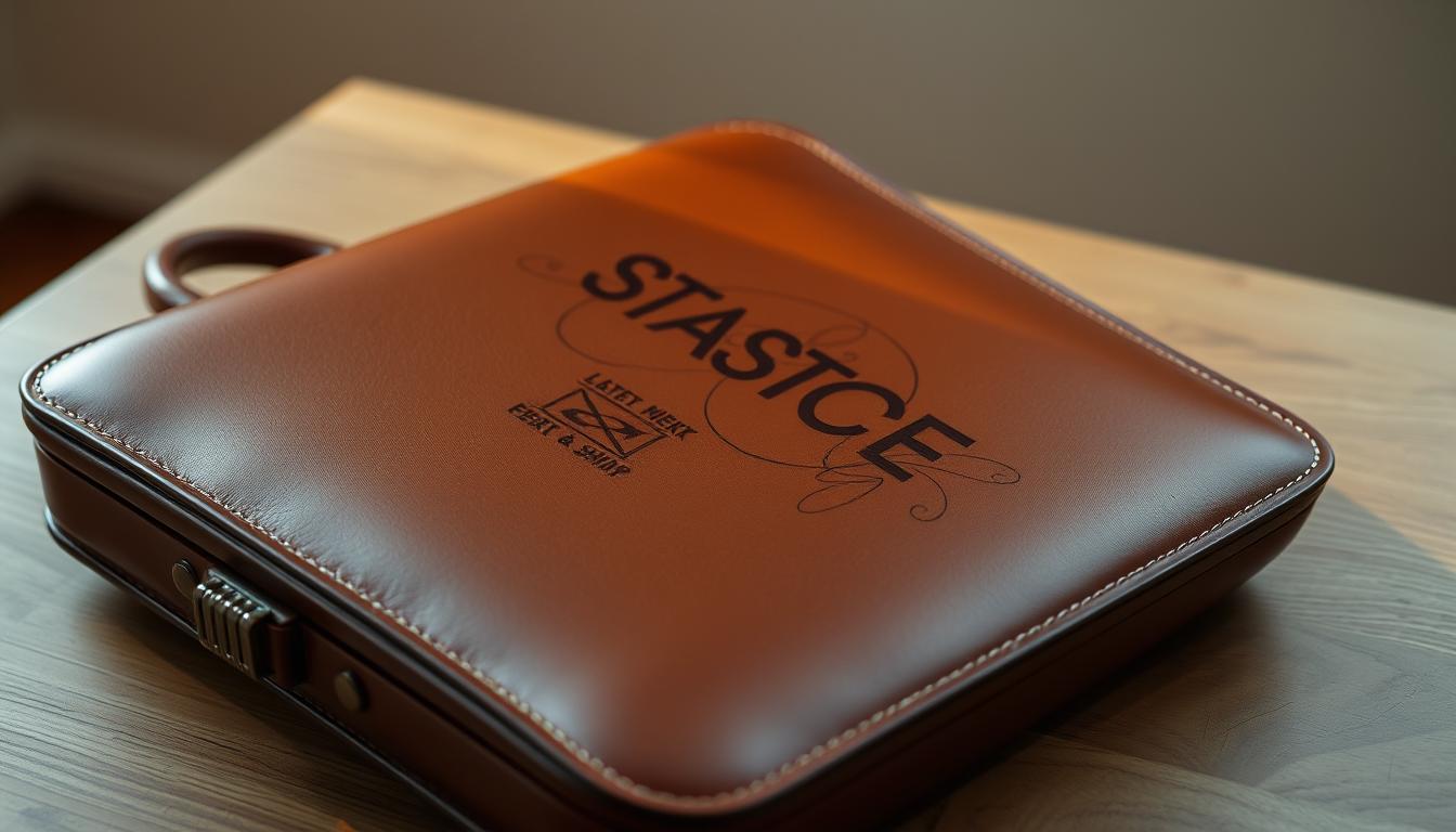 Laser Cut Leather Wallet