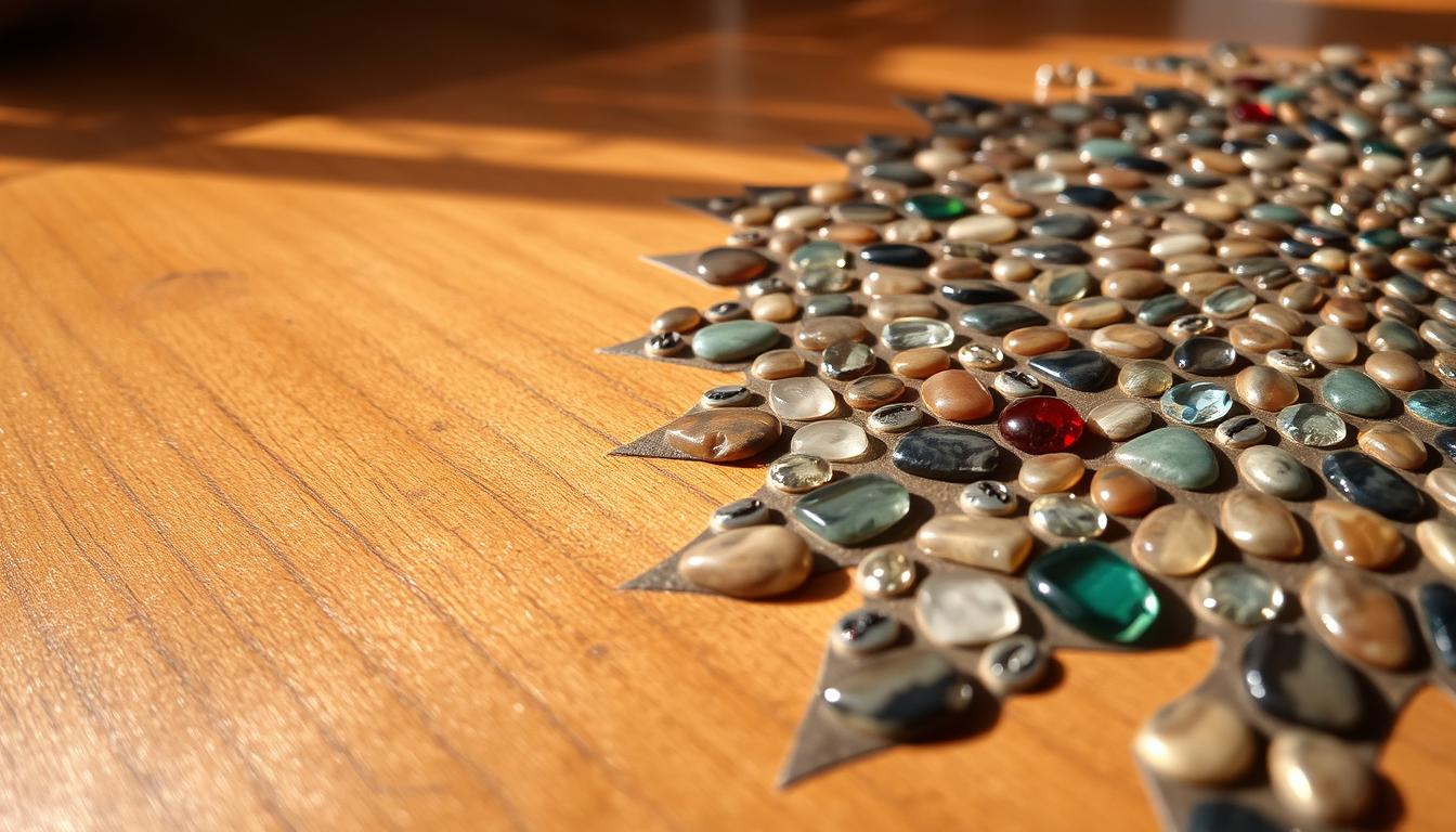 Stone Inlay Wood