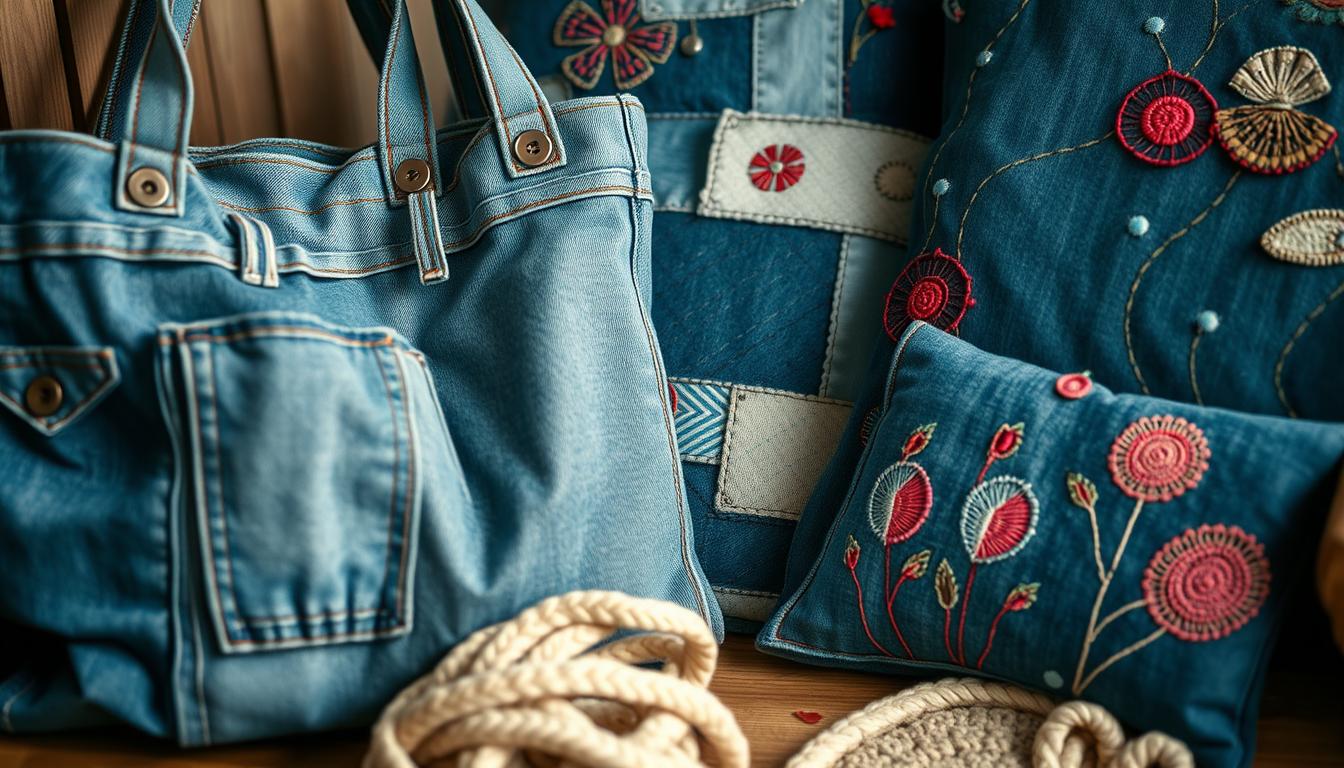 Upcycled Denim Crafts