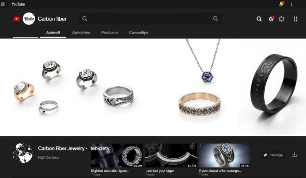 Carbon Fiber Jewelry