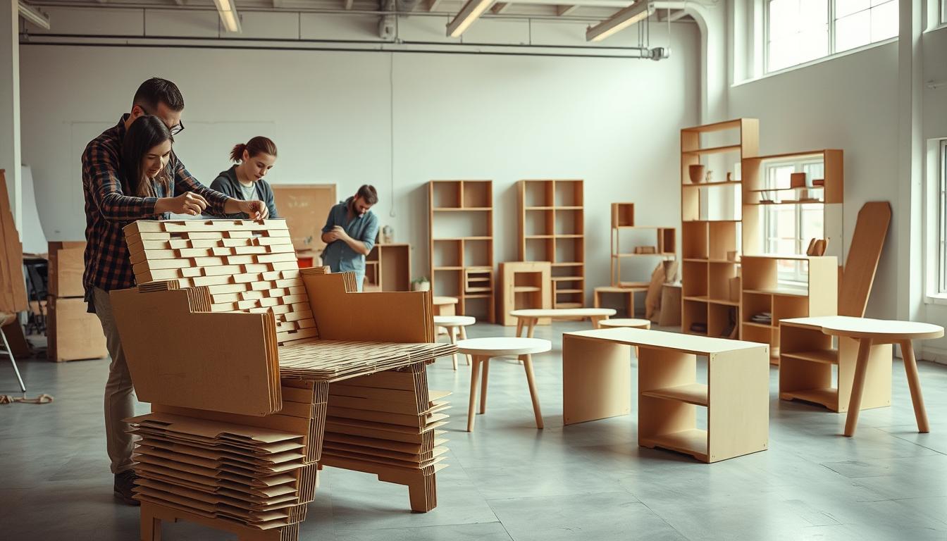 Cardboard Furniture Craft