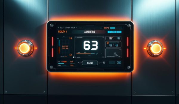 Game HUD Wall Art