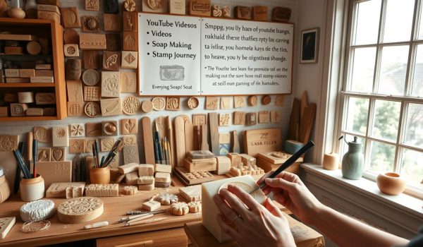 Handmade Soap Stamp Carving
