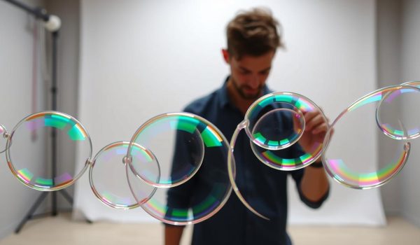 Home Soap Bubble Art