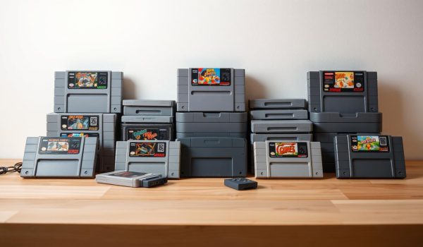 Retro Game Cartridge Art