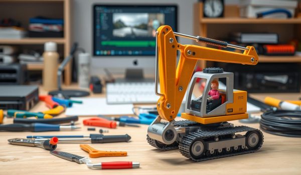 Toy Excavator Real Function