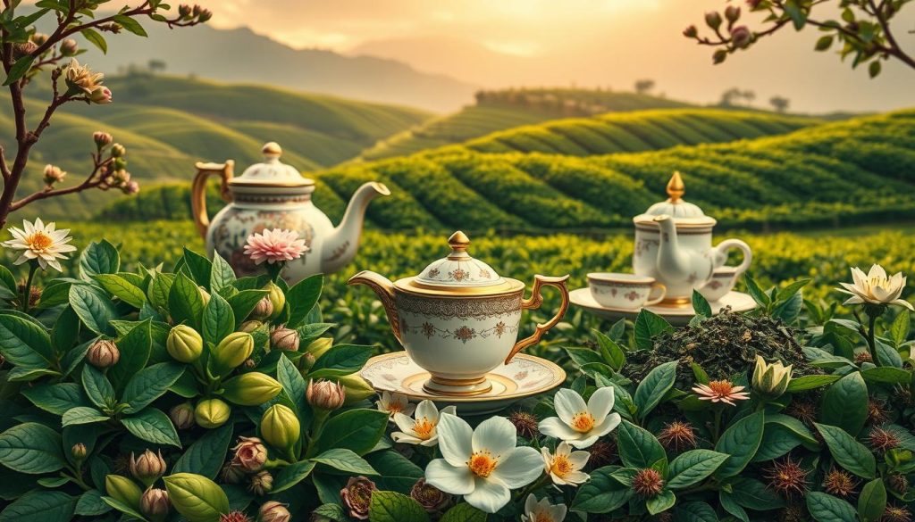 تاریخچه چای و انواع چای