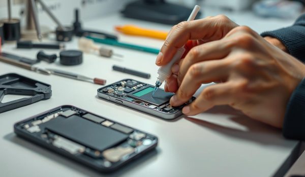 Gadget Repair with Hot Glue