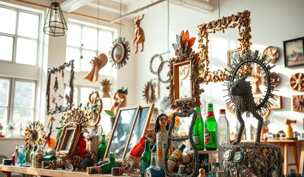 Upcycled Art from Junk