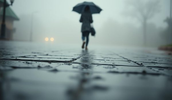 Walking in Rain