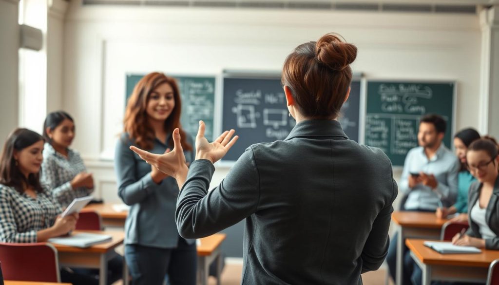 زبان بدن در آموزش زبان انگلیسی