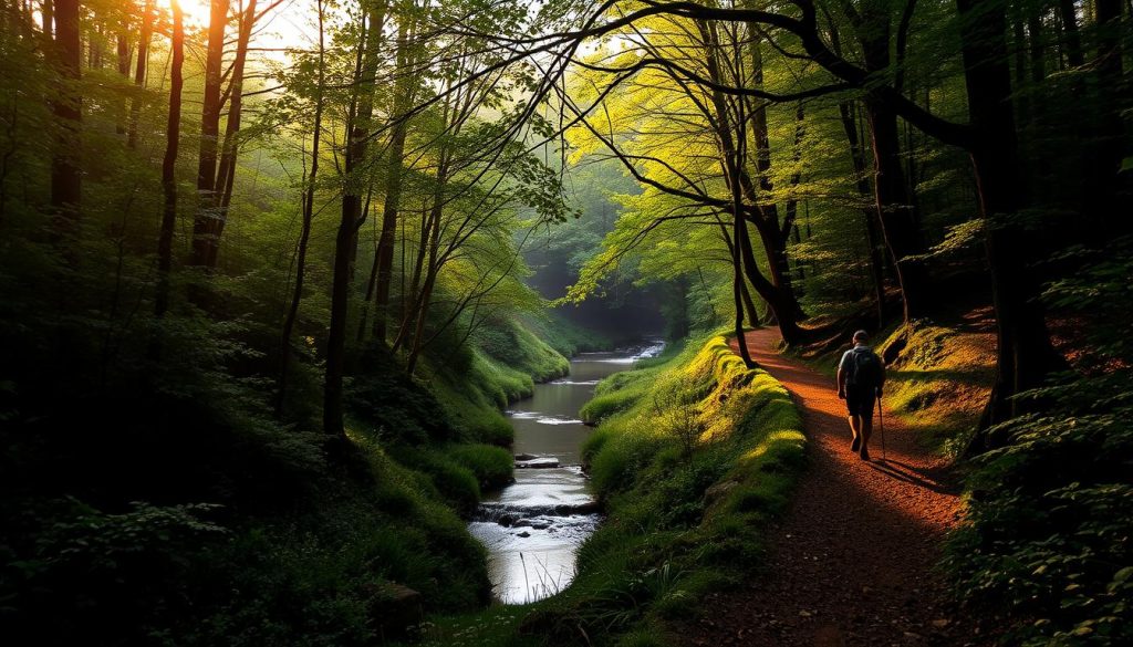 محتوای مناسب ویدئوها پیاده‌روی ساکت طبیعت