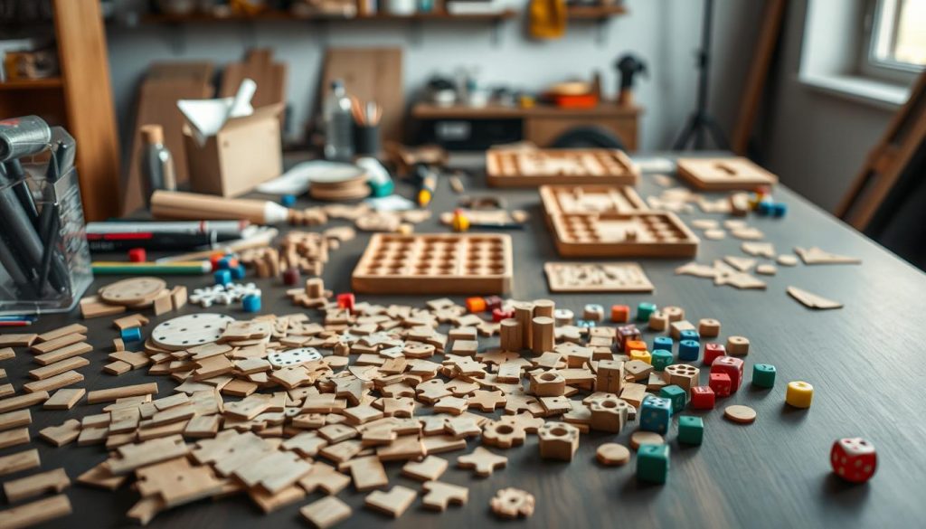 DIYBoardGames materials and tools