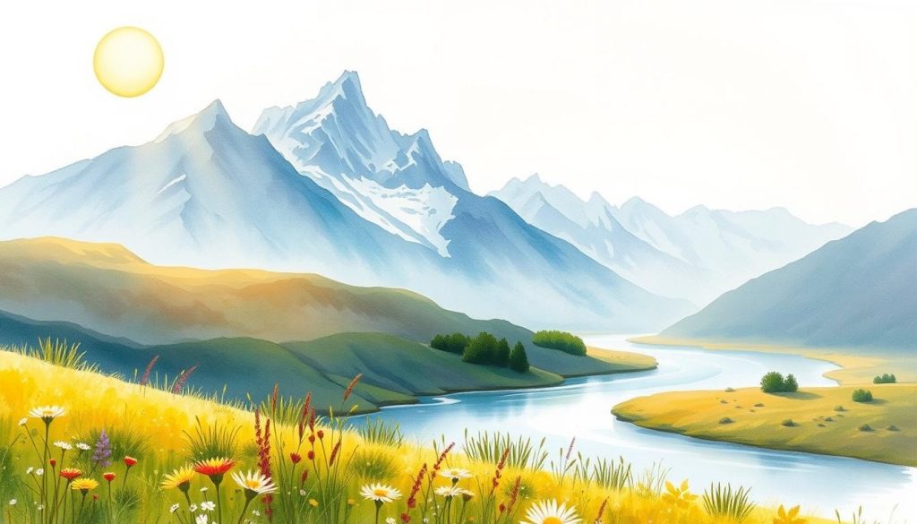 ساخت محتوا نقاشی آبرنگ