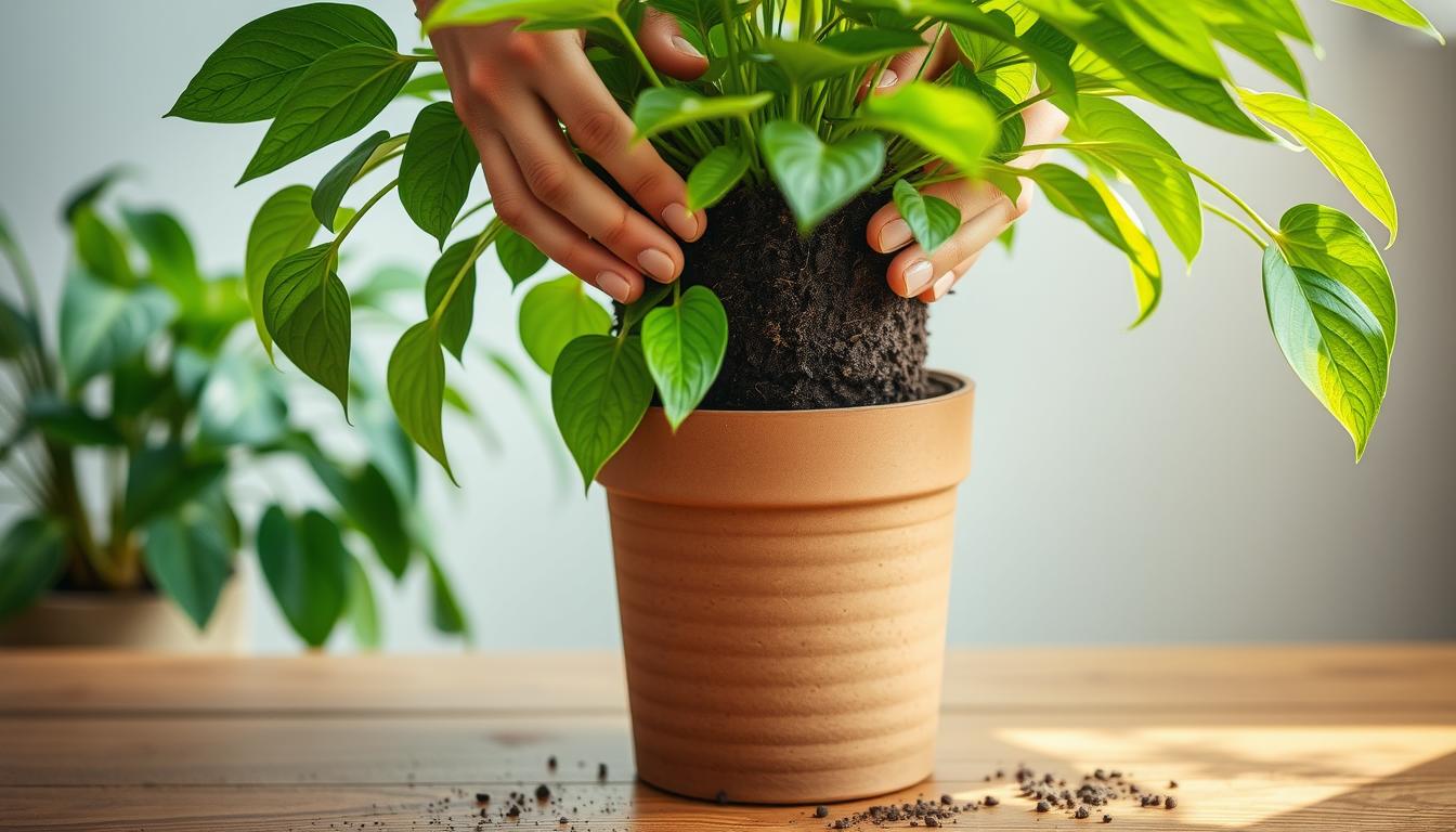 SimplePlantRepotting