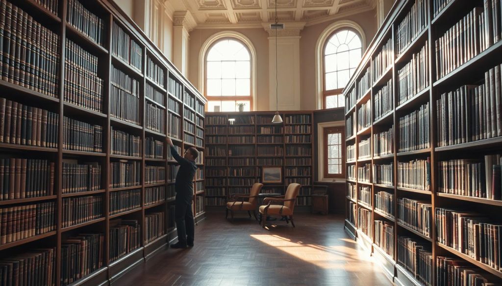 تمیز کردن کتاب‌ها و کتابخانه