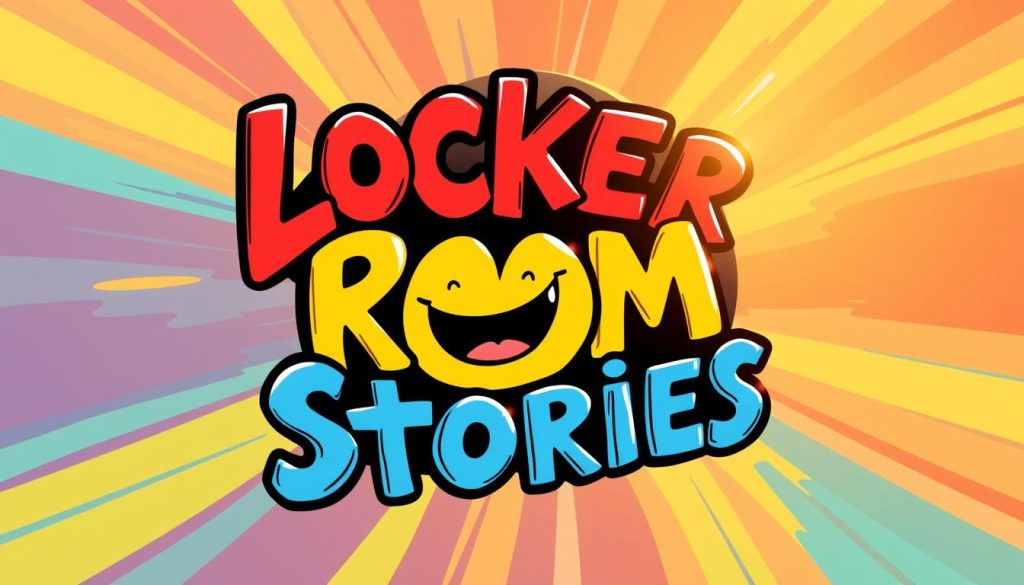 A whimsical, hand-drawn illustration of a vibrant, engaging YouTube channel logo. The design features a friendly cartoon character, perhaps an animal or a quirky figure, set against a colorful, dynamic background with bold, playful typography that captures the essence of storytelling. The lighting is warm and inviting, with a touch of playful shadow and depth, creating a visually captivating and approachable design that would appeal to the target audience of the "Locker Room Stories" YouTube channel. A whimsical, hand-drawn illustration of a vibrant, engaging YouTube channel logo. The design features a friendly cartoon character, perhaps an animal or a quirky figure, set against a colorful, dynamic background with bold, playful typography that captures the essence of storytelling. The lighting is warm and inviting, with a touch of playful shadow and depth, creating a visually captivating and approachable design that would appeal to the target audience of the "Locker Room Stories" YouTube channel.