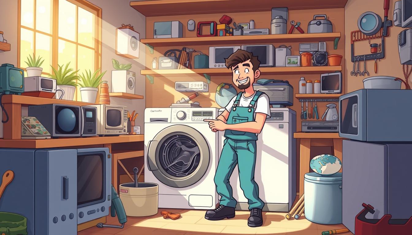 Home appliance repair channel
