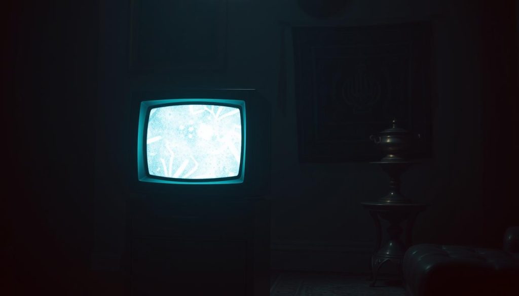 Iranian black-and-white TV