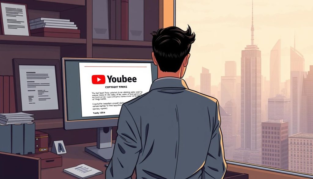 پاسخ به اخطار یوتیوب