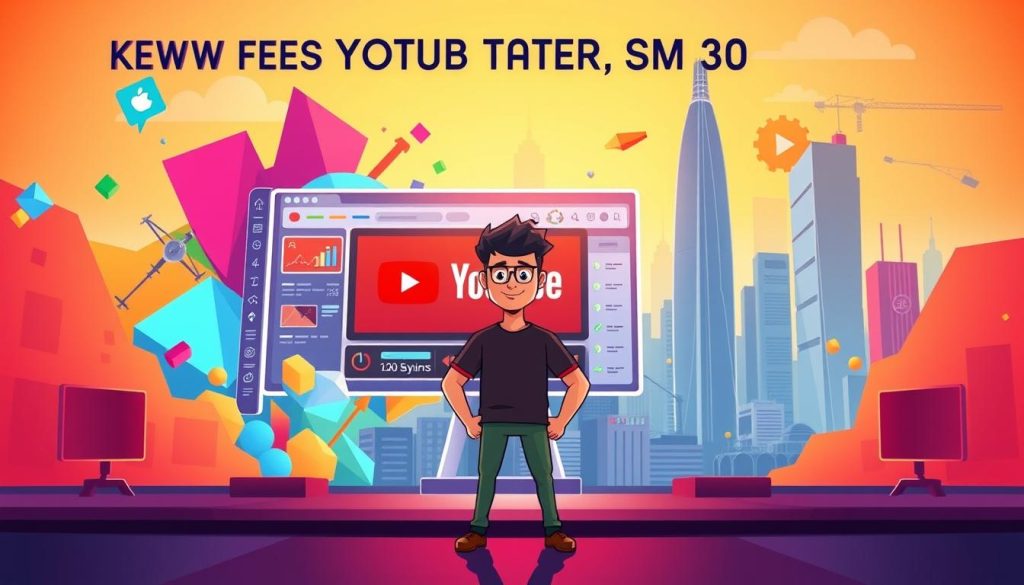 A vibrant, animated scene showcasing the keys to long-term YouTube success. In the foreground, a confident content creator stands before a dynamic backdrop of colorful shapes and digital elements, symbolizing the creative energy and technical mastery required. The midground features a sleek, futuristic YouTube interface, with metrics and analytics data displayed, highlighting the importance of data-driven strategy. In the background, a cityscape of skyscrapers and tech infrastructure sets the stage, conveying the scale and competitive nature of the online landscape. Warm, saturated lighting and a sense of forward momentum create an atmosphere of optimism and achievement, inspiring the viewer to embark on their own successful YouTube journey. A vibrant, animated scene showcasing the keys to long-term YouTube success. In the foreground, a confident content creator stands before a dynamic backdrop of colorful shapes and digital elements, symbolizing the creative energy and technical mastery required. The midground features a sleek, futuristic YouTube interface, with metrics and analytics data displayed, highlighting the importance of data-driven strategy. In the background, a cityscape of skyscrapers and tech infrastructure sets the stage, conveying the scale and competitive nature of the online landscape. Warm, saturated lighting and a sense of forward momentum create an atmosphere of optimism and achievement, inspiring the viewer to embark on their own successful YouTube journey.