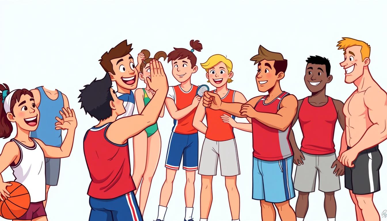 Athlete friendship stories