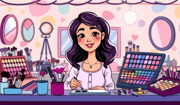 Makeup artist YouTube channel