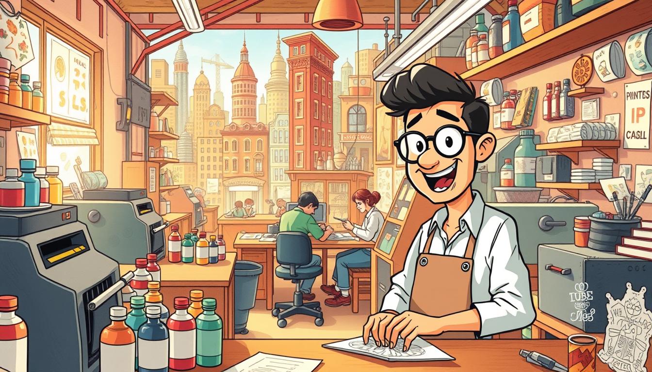 Printing shop YouTube channel