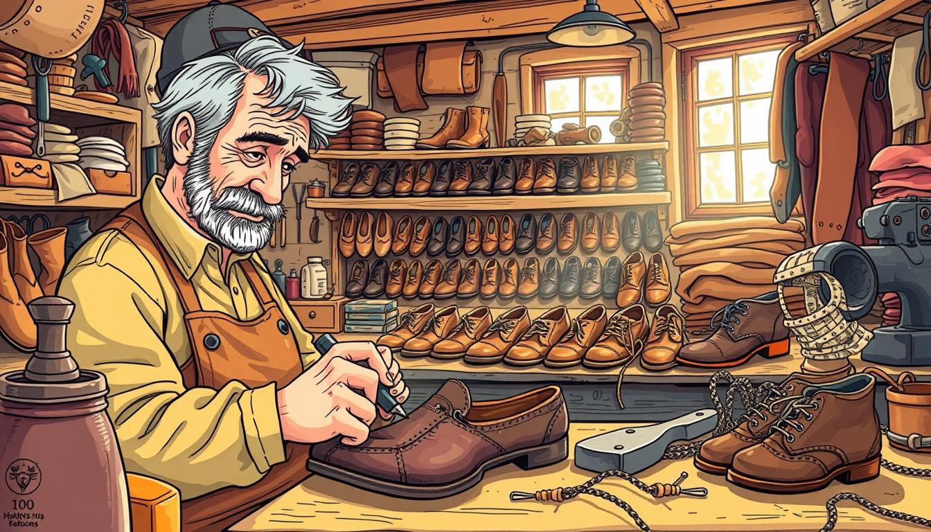 Shoe repair YouTube channel