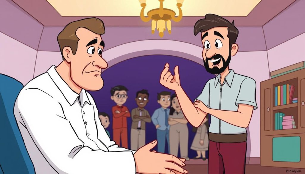 چالش‌های یوتیوب: در یک کارتونی استایل، یک کارتون شخصیت کوچک در حال مبارزه با چالش‌های بزرگ و پیچیده یوتیوب مانند الگوریتم پیچیده، رقابت شدید، و کسب درآمد ناکافی است. او با چتر محافظ خود در برابر موانع مختلف مانند سنگ های بزرگ قرار دارد. در پس زمینه، ابرهای تیره به عنوان نماد چالش ها در حال حرکت هستند. نور آفتابی ملایم از بالا به پایین می تابد تا حس مثبت و الهام بخش را منتقل کند.