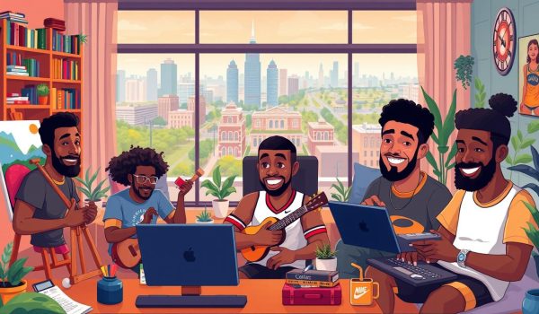 Athlete hobby sharing