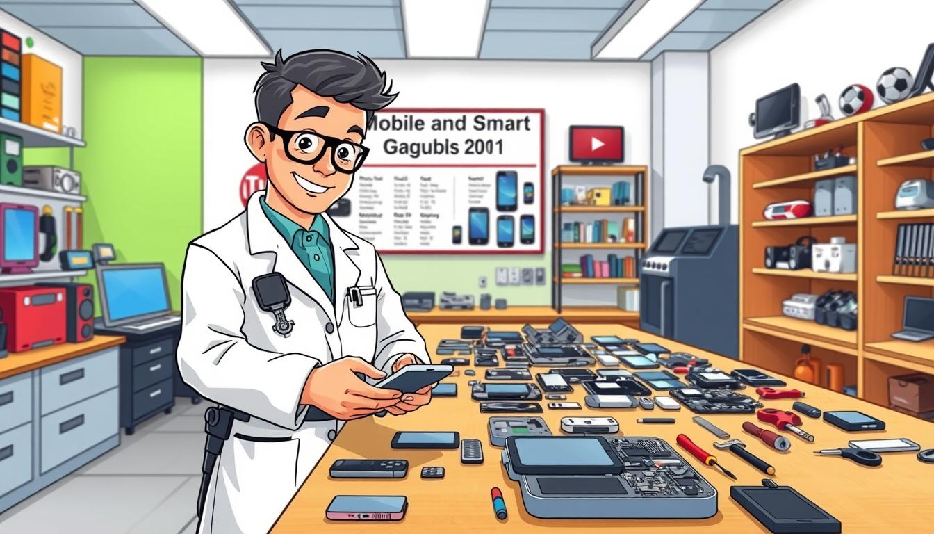 Mobile repair shop YouTube channel