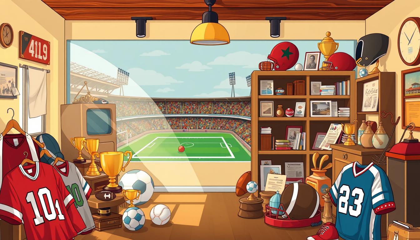 Sports memorabilia vlog